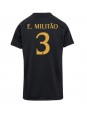 Billige Real Madrid Eder Militao #3 Tredjedrakt Dame 2023-24 Kortermet